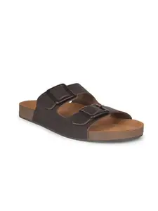 Bata Men's Slip-on Sandal - BROWN (11 UK) (8744246)