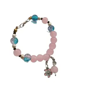 Stylish Trendy Stone Charm Multi-colored Beads Bracelet Combo charm beads bracelet For Women And Girls