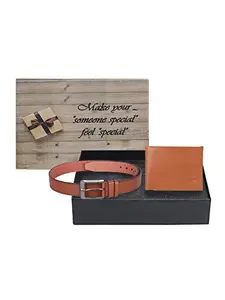 Swiss Design SDWC-130 Wallet & Belt Gift Set for Men
