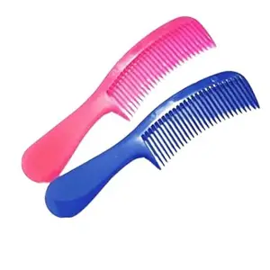 Wide Tooth Hair Detangling Combs, and, Set of 2 MULTICOLOUR