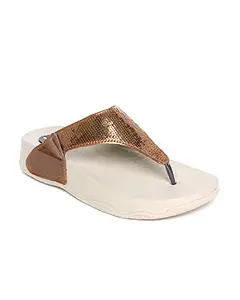 Welcome Women's Copper Flip-Flops - 8 UK (41 EU) (Copperhf06-317)
