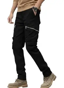 ODDMONKEY Men Cargo || Casual Trouser || Cargo Pant for Men - Stylish, Comfortable, Multi-Pocket Design for Outdoor, Work Wear & Casual