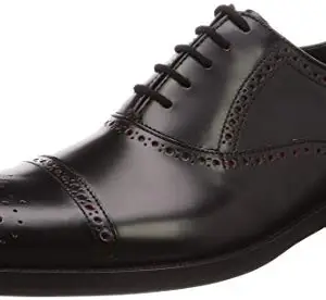 Clarks Men's Oliver Limit Black Interest Leather Formal Shoes-6 UK (39.5 EU) (26147526)