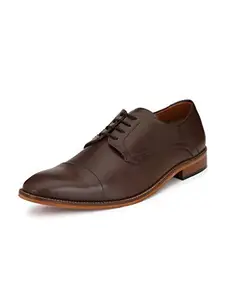 ALBERTO TORRESI Men's Brown Formal Shoes - 7 UK/India (41EU)(60912 BROWN-41)