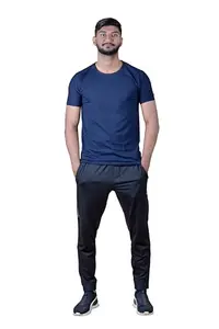 Short Sleeve Cotton T-Shirt | Men's Stylish Casual T-Shirt | Regular Fit T-Shirt for Boys Dark Blue