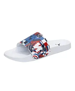 Puma Unisex BMW MMS Leadcat 2.0 Strong Blue White Slides-6 Kids UK (30701502)