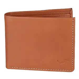 WILD EDGE TAN Genuine Leather Wallet for Men