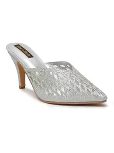 Flat n Heels Womens Silver Sandals FnH 5225-SIL