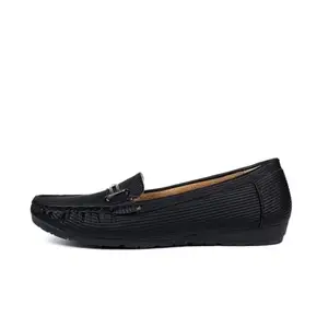 Indifeet Stylish Bellies for Woman Women Casual Shoes Footwear Ladies Juti Foot Wear Women’s Formal Comfortable Slip On Loafers Womens Belly Cut Office Loafer Latest Daily Use Ballerina Black,UK 2