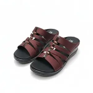 TrendStation Women Casual Slip-On Comfort Wedge Heel Sandals