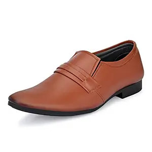 Centrino Men's 8672-3 Men's Formal Shoe, Tan, 7 UK