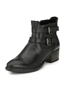 Alberto Torresi Women's Black Boots - 4(9805 BLACK-37)