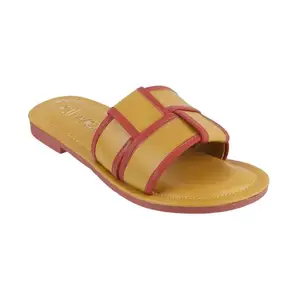 Catwalk Women Stylised Platforms Slip-On 10719 (Yellow-5)