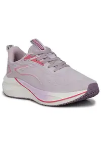 ABROS Divaboost Running Sports Shoes Breathable Upper Mesh with Phylon Sole Memory Foam Insole Casual Walking & Gym Shoes for Mens (Pink/Mauve 8)