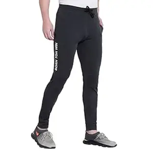 BLUE STAR SHARK Men's Slim Fit Track Pants – Joggers for Running, Gym, Sports, and Casual Wear | Multipurpose Activewear Lower for Men & Boys | Stylish Summer Trousers & Night Pants