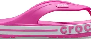 crocs Unisex Adult Bayaband Electric Pink Slipper-7 Kids UK (205393-6QQ)