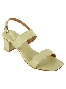 ICONICS Women's Heels, Lime, 3