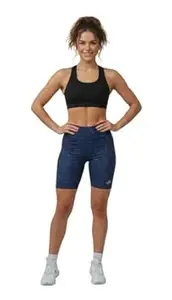 R Real Choice Unisex Cycling Shorts Stretchable Sports Shorts for Men & Women | Quick Dry Printed Lycra Shorts for Gym, Running, Workout & Active Wear