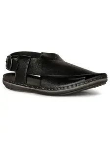 Bata Mens Marvin Black Sandal