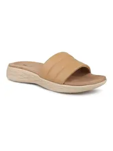 Inc.5 Women Beige Textured Open Toe Comfort Heels