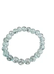 Beautiful hanging girl bracelet crystal beats Pack Of 1 White Bracelet002