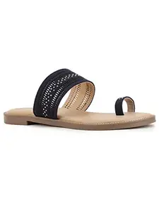 Bata Women's Sophie TOERING Blue Slippers - 6 UK (5719073)