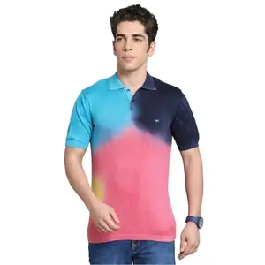 Monte Carlo Men's Regular Fit Polo T-Shirt | Half Sleeve | Solid Collared Tee | Casual Everyday Wear | Stylish & Comfortable Tshirt for_Men Pink XL (Pack of 1)