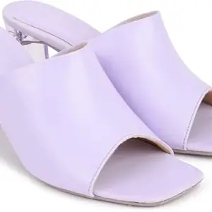 Picktoes PT-900 Women's Purple Synthetic Leather Casual Heel Sandal