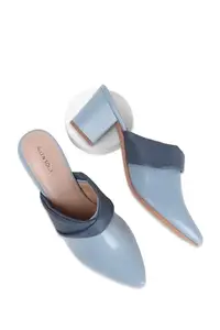 Allen Solly Women Blue Casual Heels