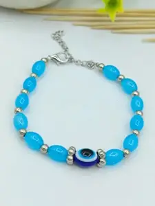 ORION TRADEX Evil Eye Bracelets For Women, Beaded blue Handmade Stone Luck Inspirational Evil Eye Bracelets For Women Men Gifts