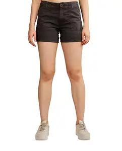 NUEVOSDAMAS Pure Cotton Cargo Shorts - Black