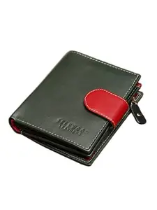 TEAKWOOD LEATHERS Teakwood Women's Genuine Leather Wallet Leather Pocket Wallet Ladies Mini Purse