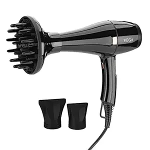 Generic AUTO MECH VEGA Pro-Xpert Professional Hair Dryer with Diffuser & 2 Detachable Nozzles (2200 Watts)