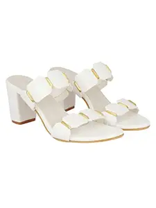 Shoetopia Women's Block Heel Sandal