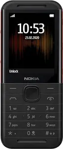 Nokia 5310 Dual SIM Keypad Phone with MP3 Player, Wireless FM Radio and Rear Camera with Flash | Black/Red price in India.