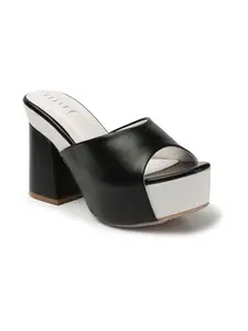 Elle Women Sandal, Black, UK-5