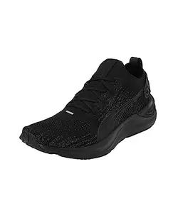 Puma Mens Electrify Nitro 3 Knit Black-Strong Gray Running Shoe - 10 UK (37908401)