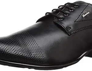 BATA Men Hardy Black Formal Shoes10 Kids UK (8216935)