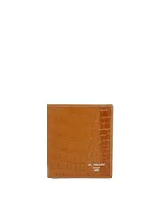 Da Milano Genuine Leather Orange Vertical Women Wallet (10188)