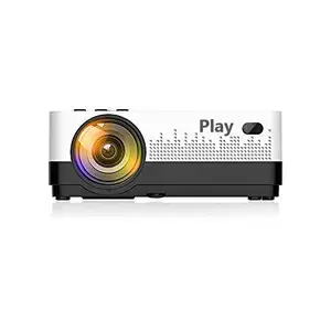 Play Native Resolution, 1080P Full HD Supported with Dual Speakers Lamp Life: 50000 Hours Dual Fans, Outdoor Home Theater Projector