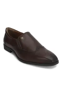 Louis Philippe Men's Brown Formal Shoes