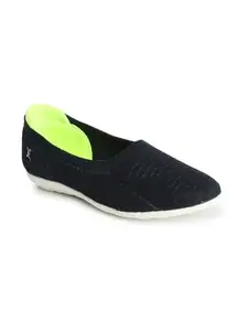 Carlton London Sports Women's Slip-On Ballerinas Colour-Navy Blue, Size-UK 4