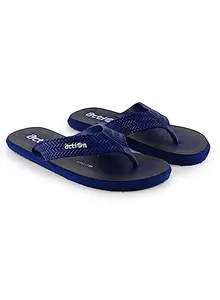 Action Men's Flip Flops Slippers(N.BL)(Size-9)