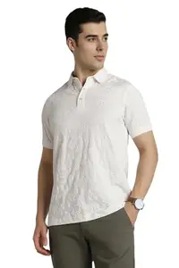 Simon Carter London Men's Solid Slim Fit T-Shirt (SCKPDSLFA03701_White