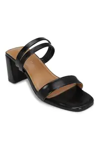 Allen Solly Women Black Casual Heels