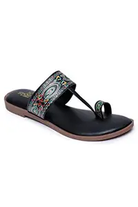 Senorita (from Liberty) Women's Srre-2 Black Fashion Slippers - 4 UK (37 EU) (50042232)