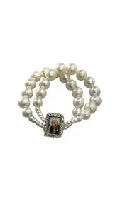 Pearl JAIGuruji Swaroop Bracelet | JAIGuru Ji Bracelets | Handmade Stylish Multiple Guruji Gemstone Bracelet for Men/Women/Ladies/Kids