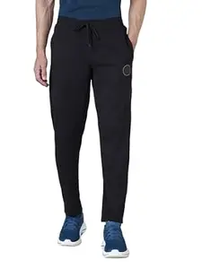 TECHNOSPORT Men Cricket Fan Slim Fit Trackpants Polyester Mid Rise Drawstring Track Pant for Men IPL Match Day Gym Workout Joggers Casual Stretch Sports Training