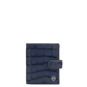 Da Milano Leather Card Holder for Men & for Women - Blue