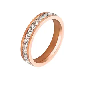 Elegant Rose Gold Ring for Women - Timeless Fashion Jewelry, Stunning Design for Any Occasion| Elegant, Chic, & Sophisticated Women's Ring (1 Pcs) (8)